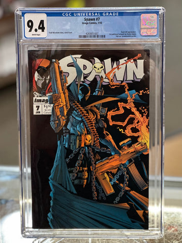 Spawn Issue #7 January 1993 CGC Graded 9.4 Comic Book