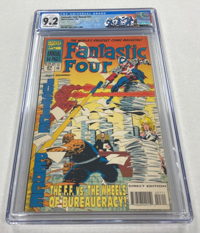 Fantastic Four Issue #27 Annual Year 1994 CGC Graded 9.2 Comic