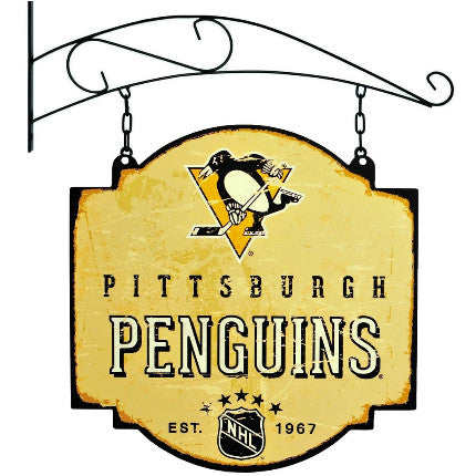 Penguins 16"x16" Tavern Sign