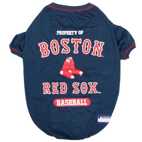 Red Sox Pet Shirt Property of Large