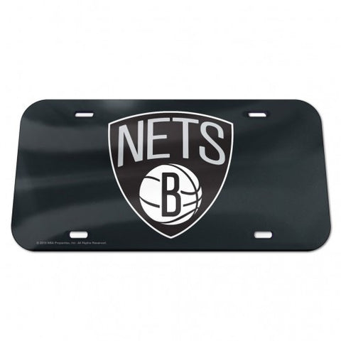 Nets Laser Cut License Plate Tag Acrylic Color Black