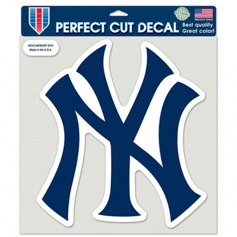 Yankees 8x8 DieCut Decal Color Logo TL