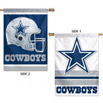 Cowboys Vertical House Flag 2-Sided 28x40