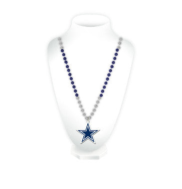 Cowboys Team Beads w/ Medallion Logo