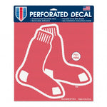 Red Sox Perforated Decal 12x12