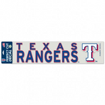 Rangers 4x17 Cut Decal Color MLB