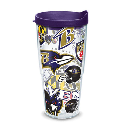 Ravens 24oz All Over Tervis w/ Lid