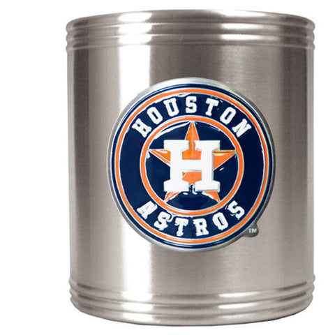 Astros Logo Metal Coozie
