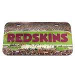 Redskins Laser Cut License Plate Tag Acrylic Color Field