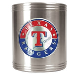 Rangers Logo Metal Coozie MLB