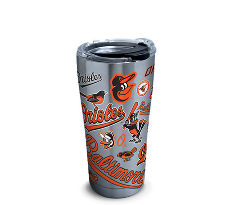 Orioles 20oz All Over Stainless Steel Tervis w/ Hammer Lid