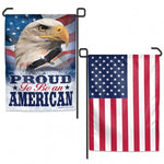 USA Proud American Garden Flag 2-Sided Small 12"x18"