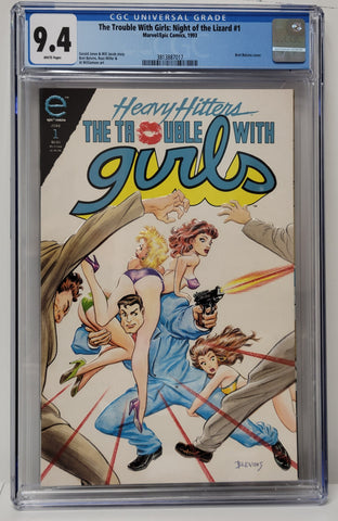 Trouble with Girls: Night of the Lizard Issue #1 Year 1993 CGC Graded 9.4 Comic Book