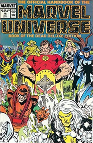 Marvel Universe Handbook Deluxe Edition Issue #18 Volume 2 October 1987 Comic Book
