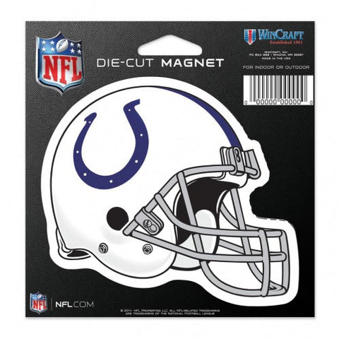 Colts Die Cut Magnet 4.5 x 5 Helmet