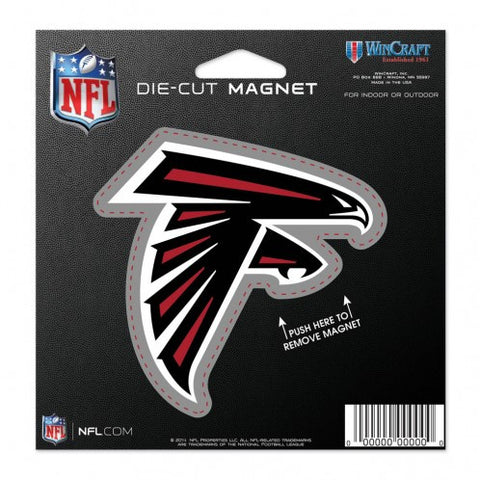 Falcons Die Cut Magnet 4.5 x 5 Logo