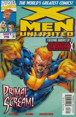 X-Men Unlimited Issue #16 September 1997 Comic Book