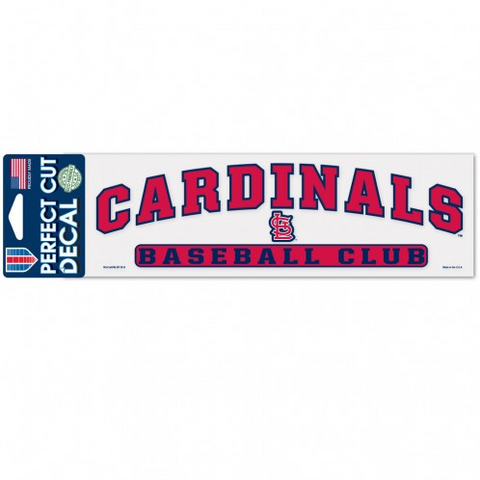 Cardinals 3x10 Cut Decal MLB