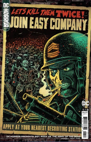 DC Horror Presents: SGT. Rock Vs. Army of Dead Issue #1 September 2022 Cover A Comic Book