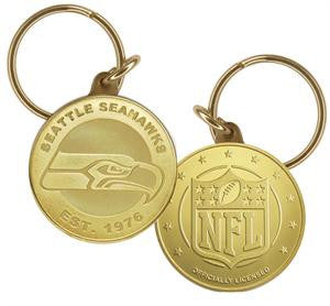 Seahawks Keychain Bronze