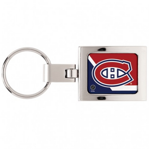 Canadiens Keychain Domed Square