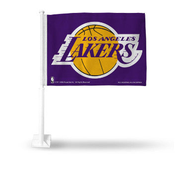Lakers Car Flag Purple
