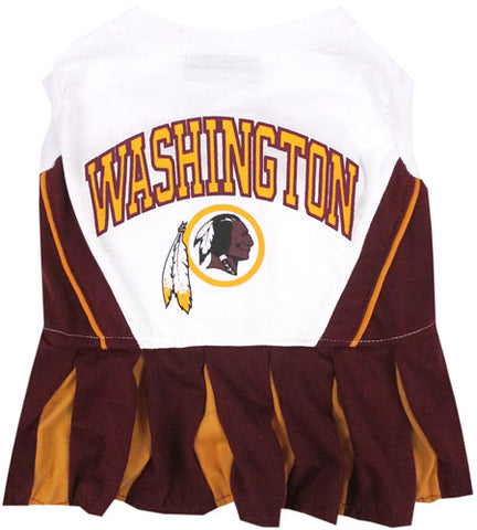 Redskins Pet Cheerleader Outfit Medium