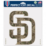 Padres 8x8 DieCut Decal Camouflage