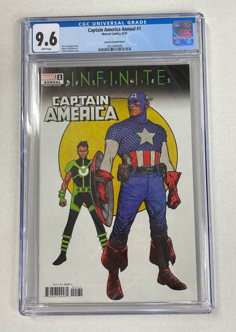 Captain America Annual Issue #1 Year 2021 Charest Variant Cover CGC Graded 9.6 Comic Book