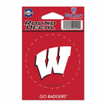 Wisconsin Round Sticker 3"