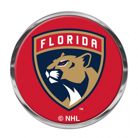 Panthers Auto Emblem Metal Logo Color NHL