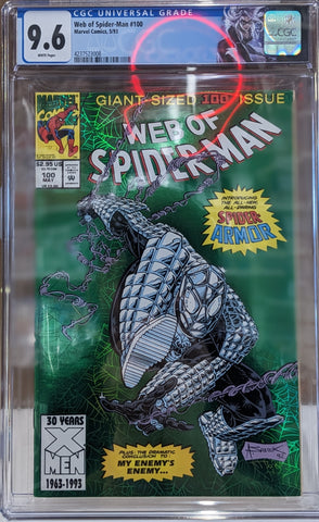 Web of Spider-Man Issue #100 May 1993 CGC Graded 9.6 Special Label Comic Book