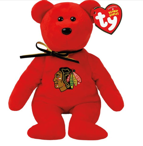 Blackhawks TY Beanie Bear