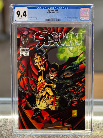 Spawn Issue #16 December 1993 CGC Graded 9.4 Comic Book