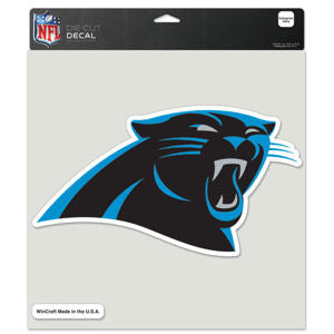 Panthers 8x8 DieCut Decal Color NFL