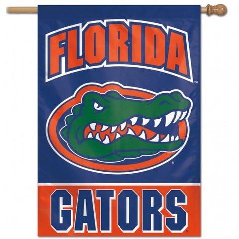 Gators Vertical House Flag 1-Sided 28x40