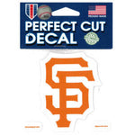 Giants 4x4 Decal Logo "SF" MLB