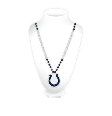 Colts Team Beads w/ Medallion