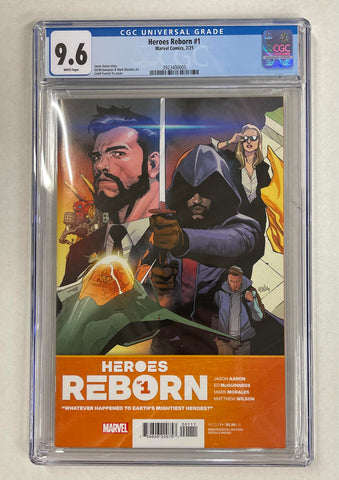 Heroes Reborn Issue #1 Year 2021 CGC Graded 9.6 Comic Book