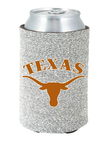 Texas Can Coolie Glitter Silver