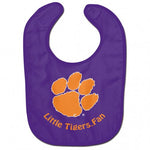 Clemson Baby Bib All Pro Purple