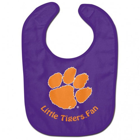 Clemson Baby Bib All Pro Purple