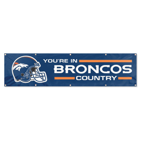 Broncos 8ft Banner
