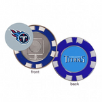 Titans Golf Ball Marker w/ Poker Chip