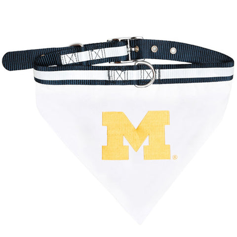 Michigan Dog Collar Bandana Medium