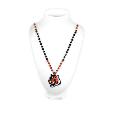 Bengals Team Beads w/ Medallion