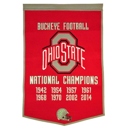 Ohio St 24"x38" Wool Banner Dynasty