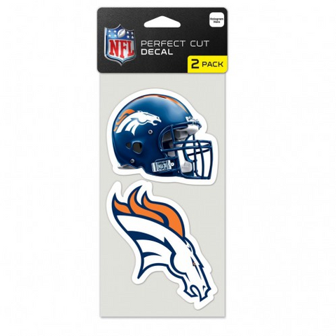 Broncos 4x8 2-Pack Decal