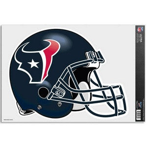 Texans 11x17 Ultra Decal Helmet