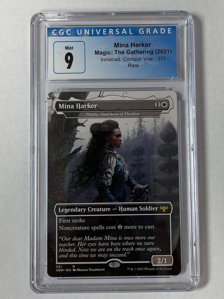 Magic the Gathering 2021 Mina Harker CGC Graded 9 Crimson Vow 331 Sing JP Sports Magic the Gathering 2021 Mina Harker CGC Graded 9 Crimson Vow 331 Sing JP Sports